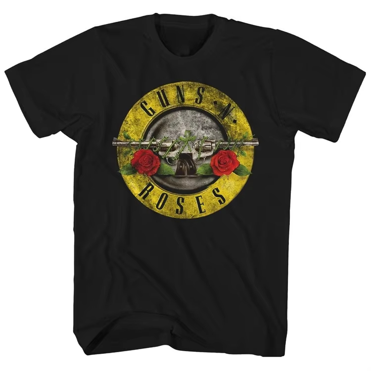 Summer Rose Clothing - Camiseta informal con estampado de pistola