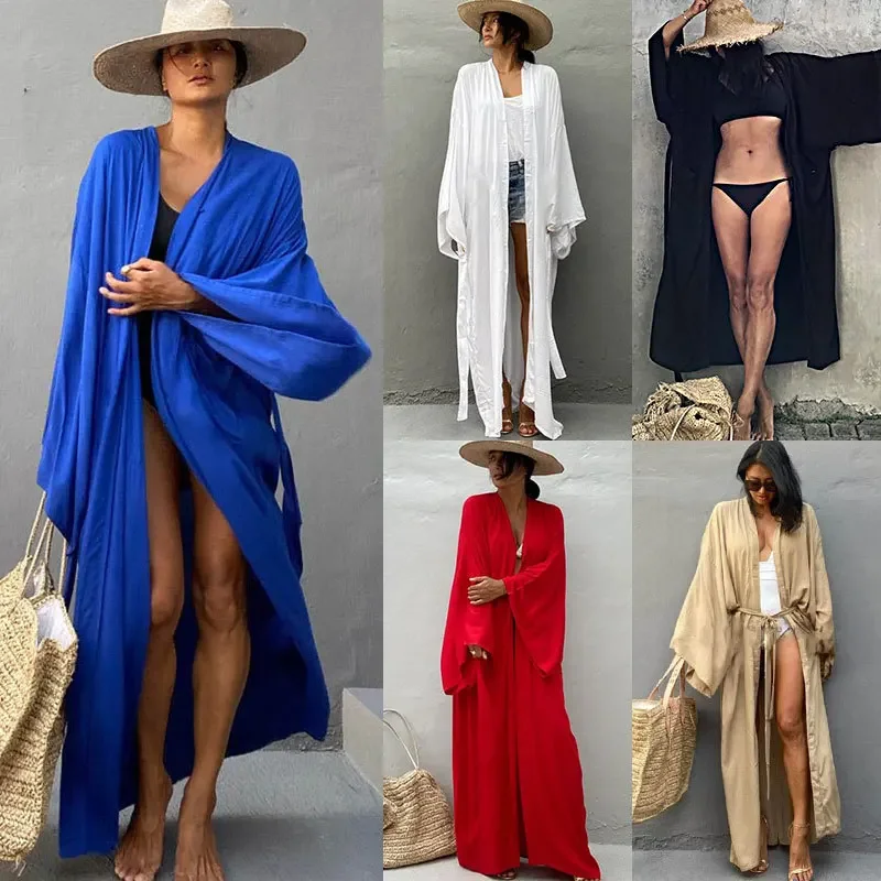 Summer Clothing Wraps - Kimono para Mujer, Ropa de Playa,