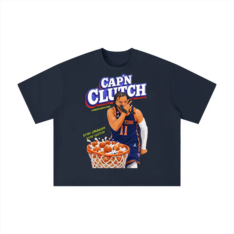 Summer Clothing Nyc - Camiseta CAPN CLUTCH Knicks para hombre