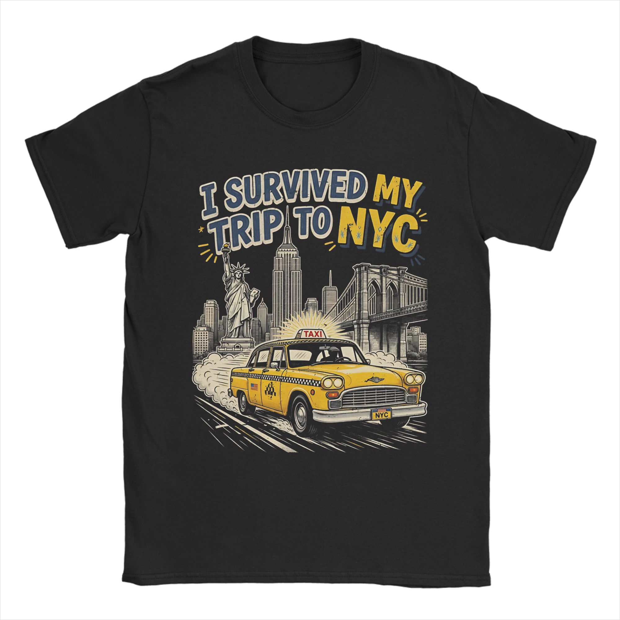 Summer Clothing Nyc - Camisetas Hip Hop I Survived My