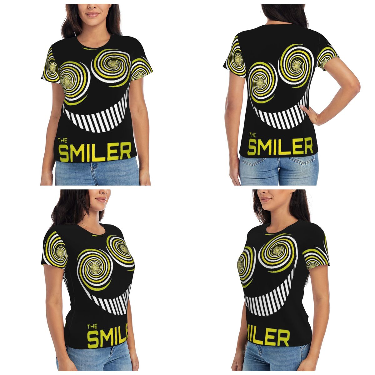 Womens Summer Clothing Uk - Camiseta The Smiler Alton Towers Merch