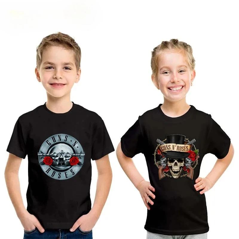 Summer Rose Clothing - Camiseta con estampado de banda de
