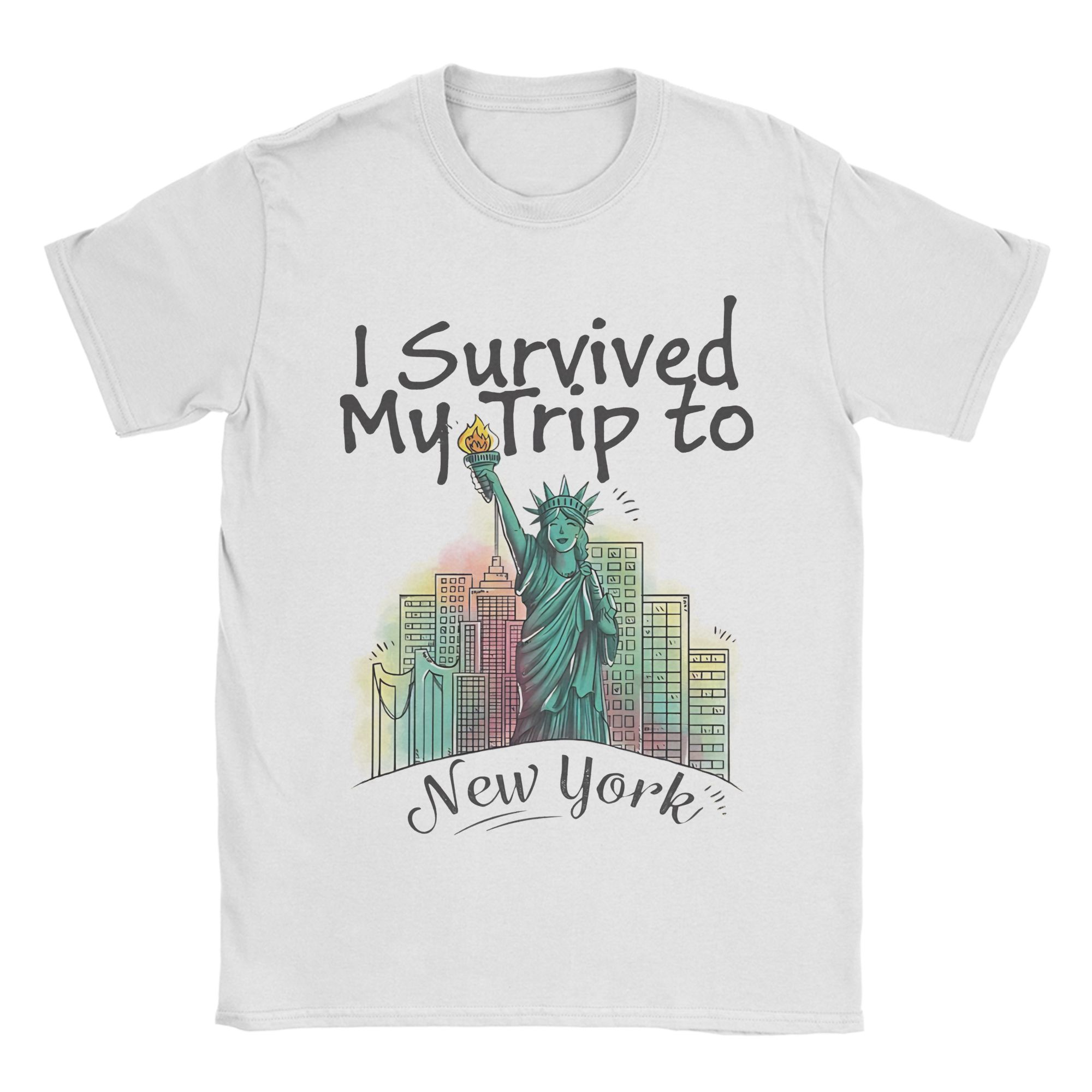 Summer Clothing Nyc - Camiseta Retro I Survived My Trip