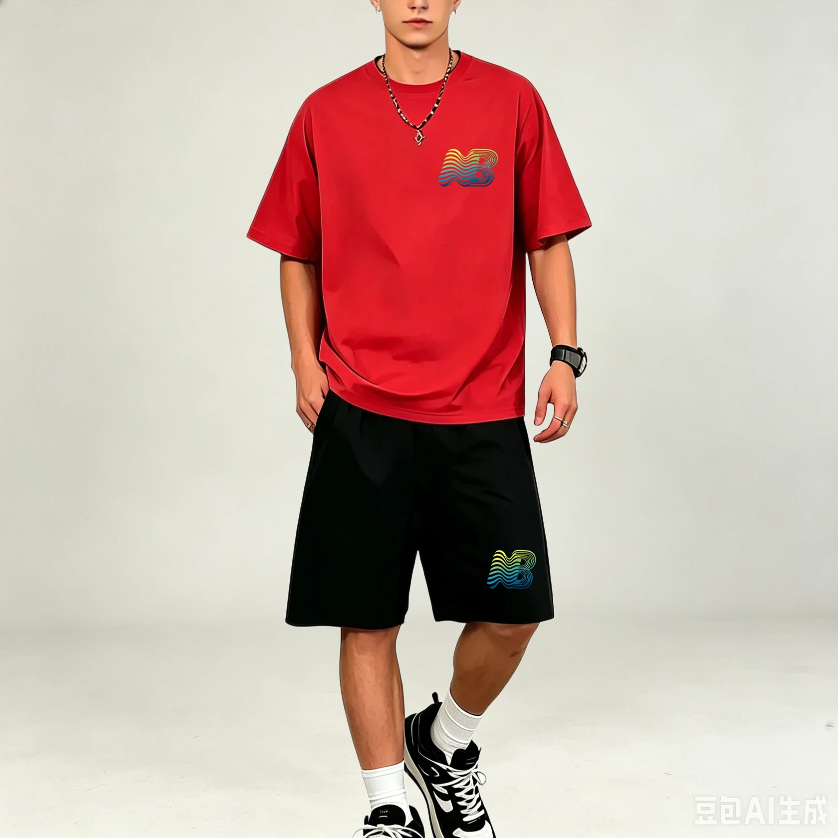 Summer Clothing Outfits - Conjuntos de camisetas para hombre, camisetas