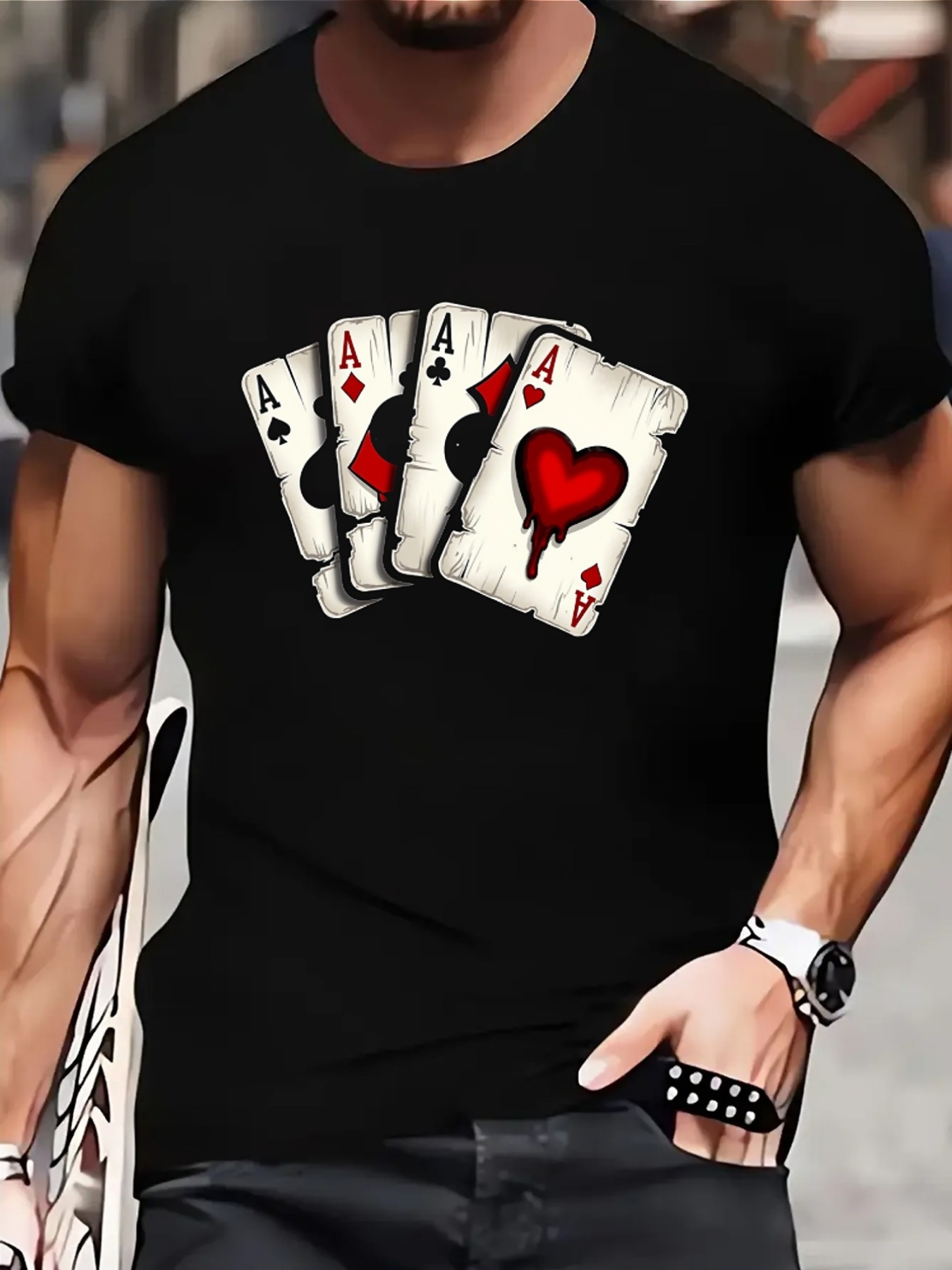 Summer Clothing Range - Camiseta gráfica para hombre 180 Long