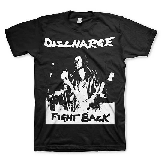 Summer Clothing Uk Men - Camiseta Uk Discharge Hear Nothing See