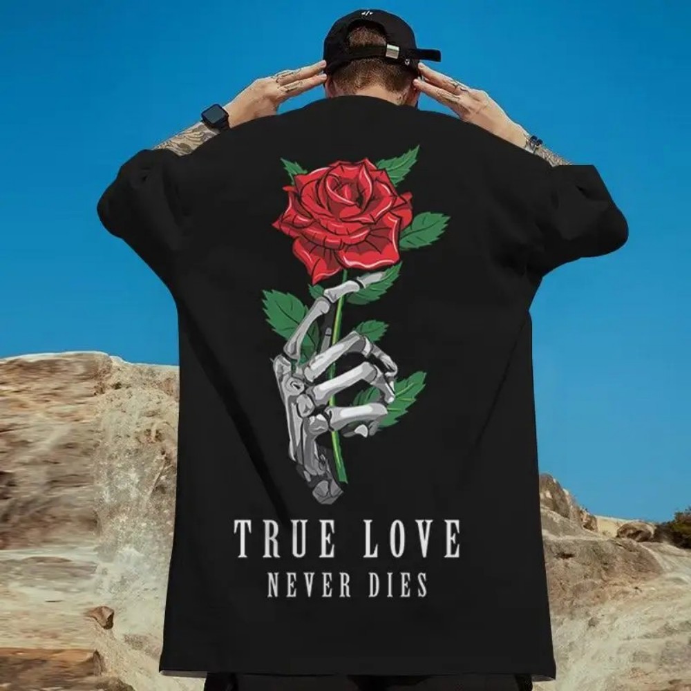 Summer Rose Clothing - Camiseta Deportiva para Hombre con Estampado