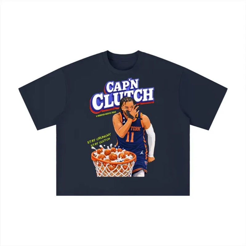 Summer Clothing Nyc - Camiseta CAPN CLUTCH Knicks para hombre