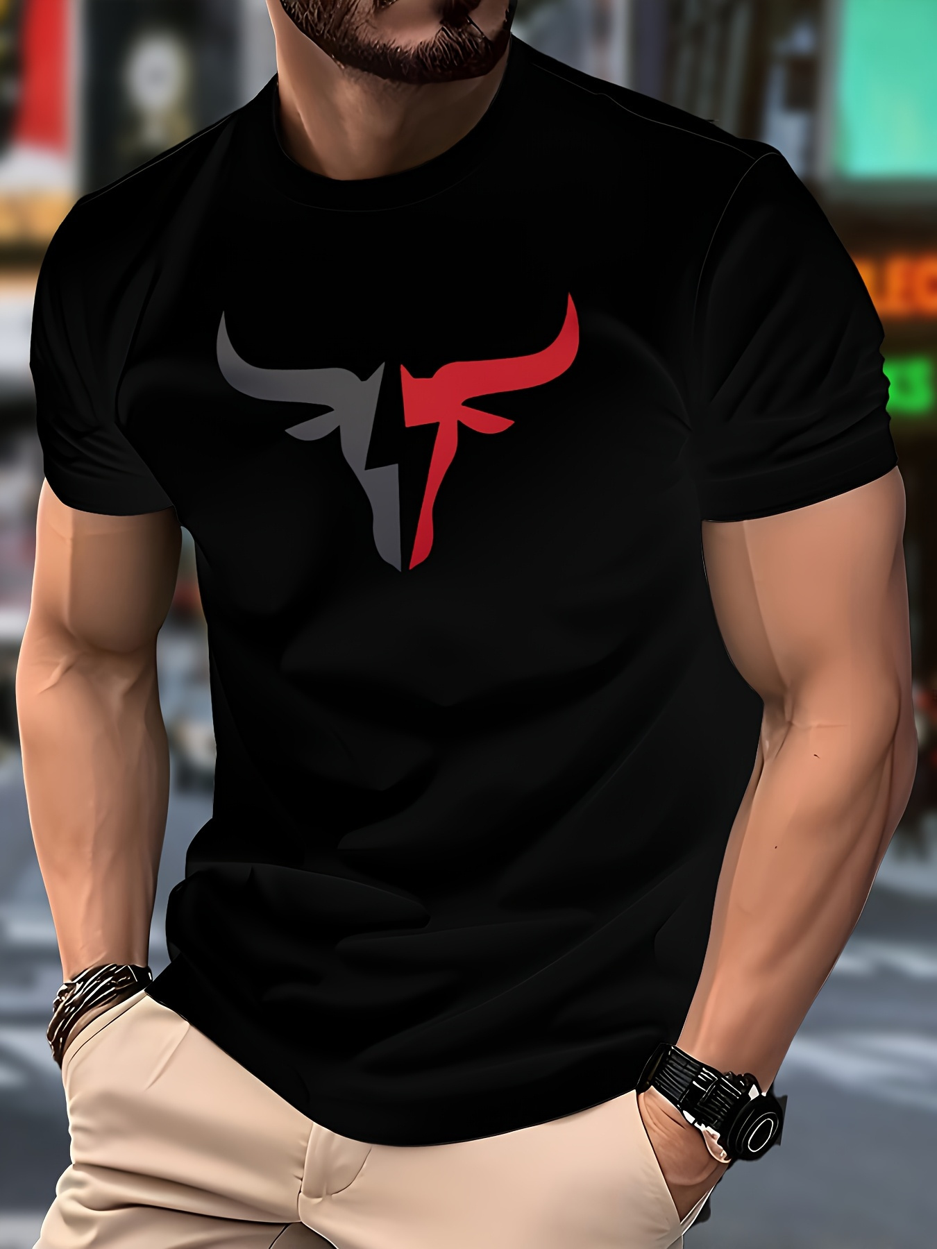 Summer Clothing Range - Camiseta gráfica para hombre 180 Long