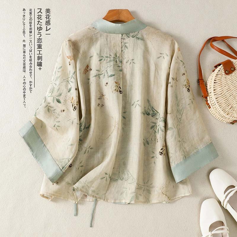 Kimono Corto Estampado Floral  - Summer Clothing Wraps reseña y precio