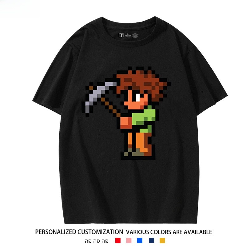 Camiseta Terraria con estampad - Summer Clothing Staples reseña y precio