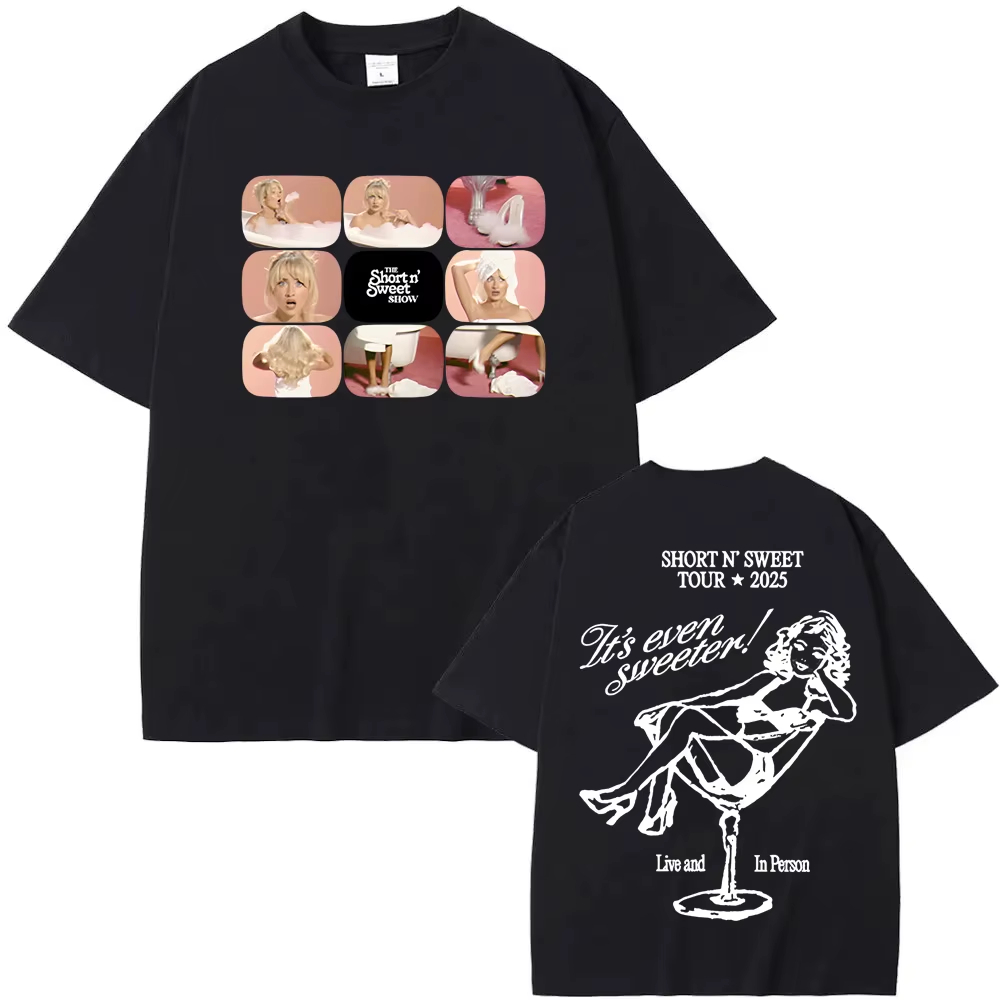Camiseta Short N' Sweet TV Gri - Summer Clothing Websites reseña y precio