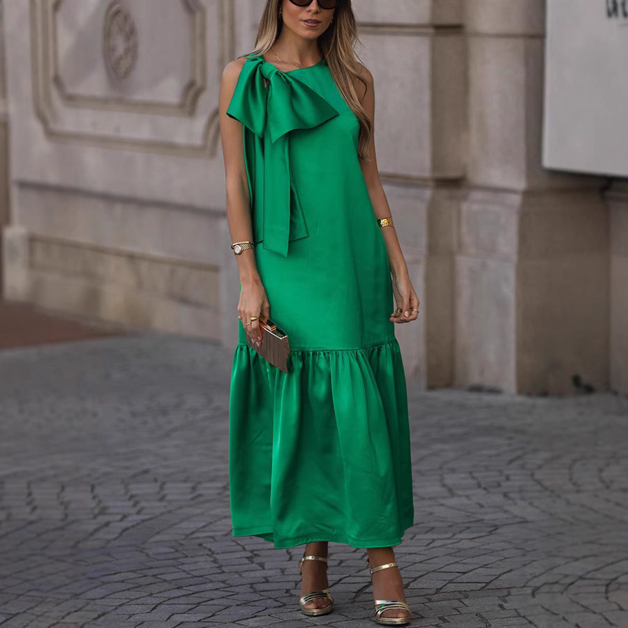 Vestido sin mangas de color li - Summer Clothing Websites reseña y precio