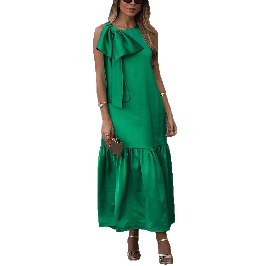 Vestido sin mangas de color li - Summer Clothing Websites reseña y precio