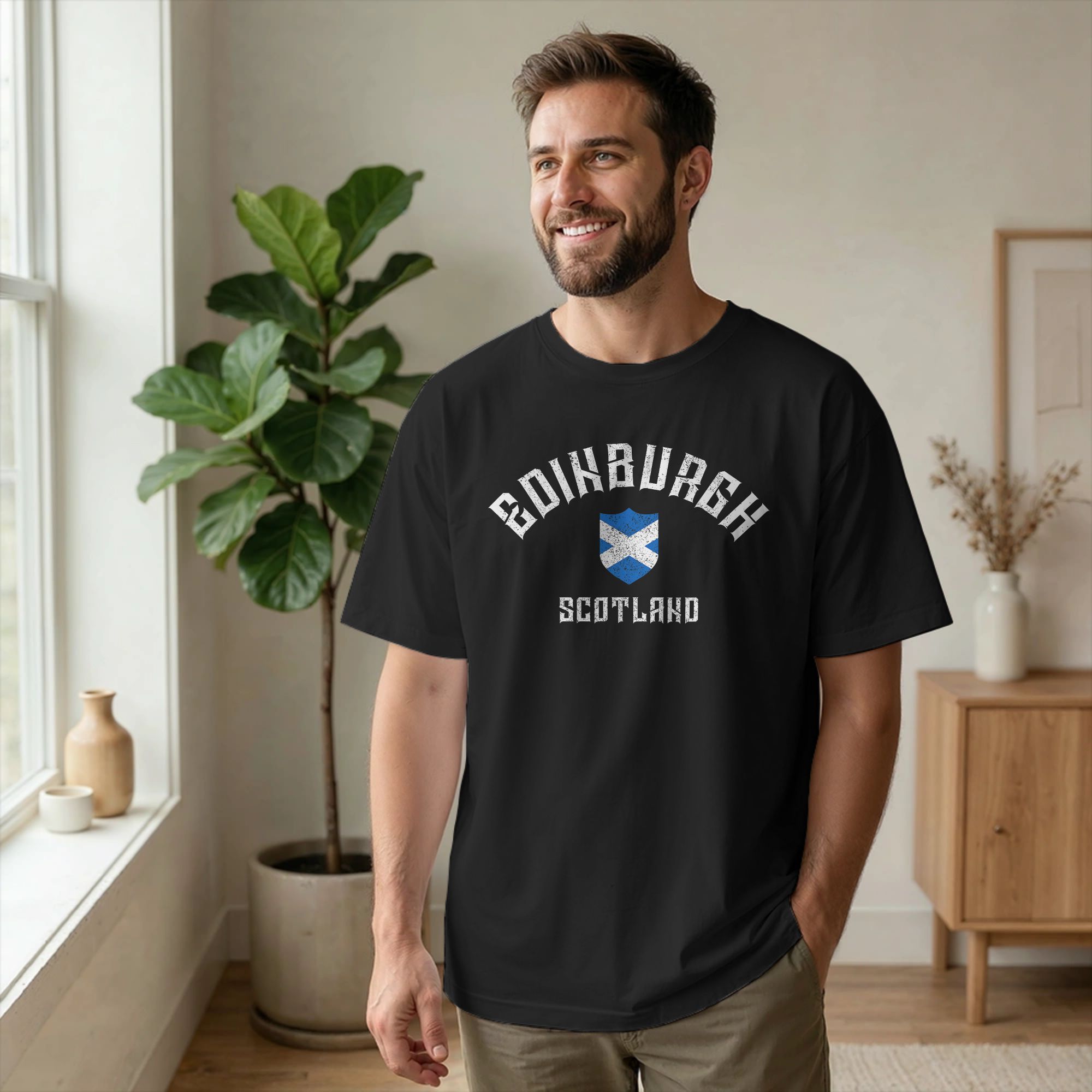 Camiseta de Edimburgo, Escocia - Summer Clothing Uk Men reseña y precio