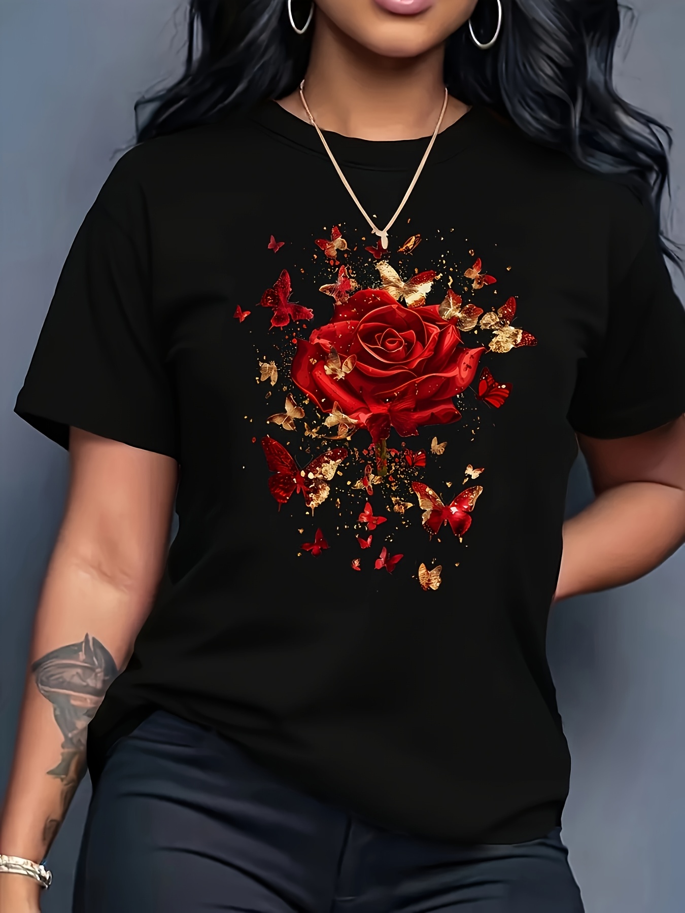 Camiseta deportiva informal pa - Summer Rose Clothing reseña y precio