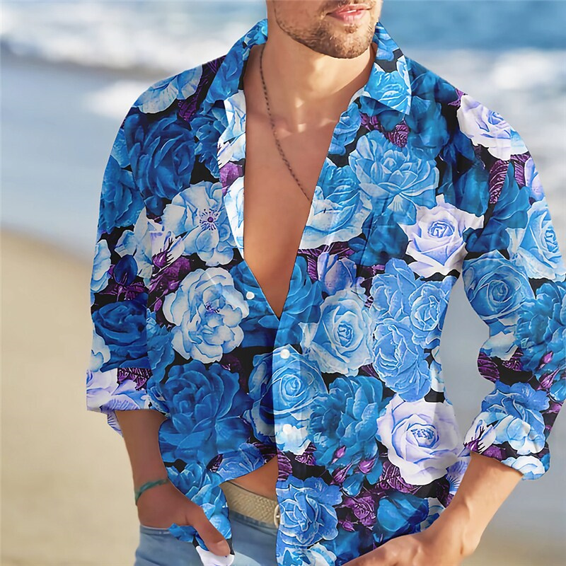 Camisa con estampado de flores - Summer Rose Clothing reseña y precio