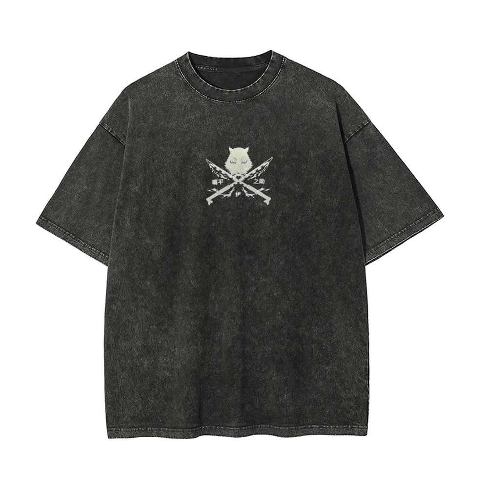 Camiseta Lavada de Demon Slaye - Summer Clothing Good Quality reseña y precio