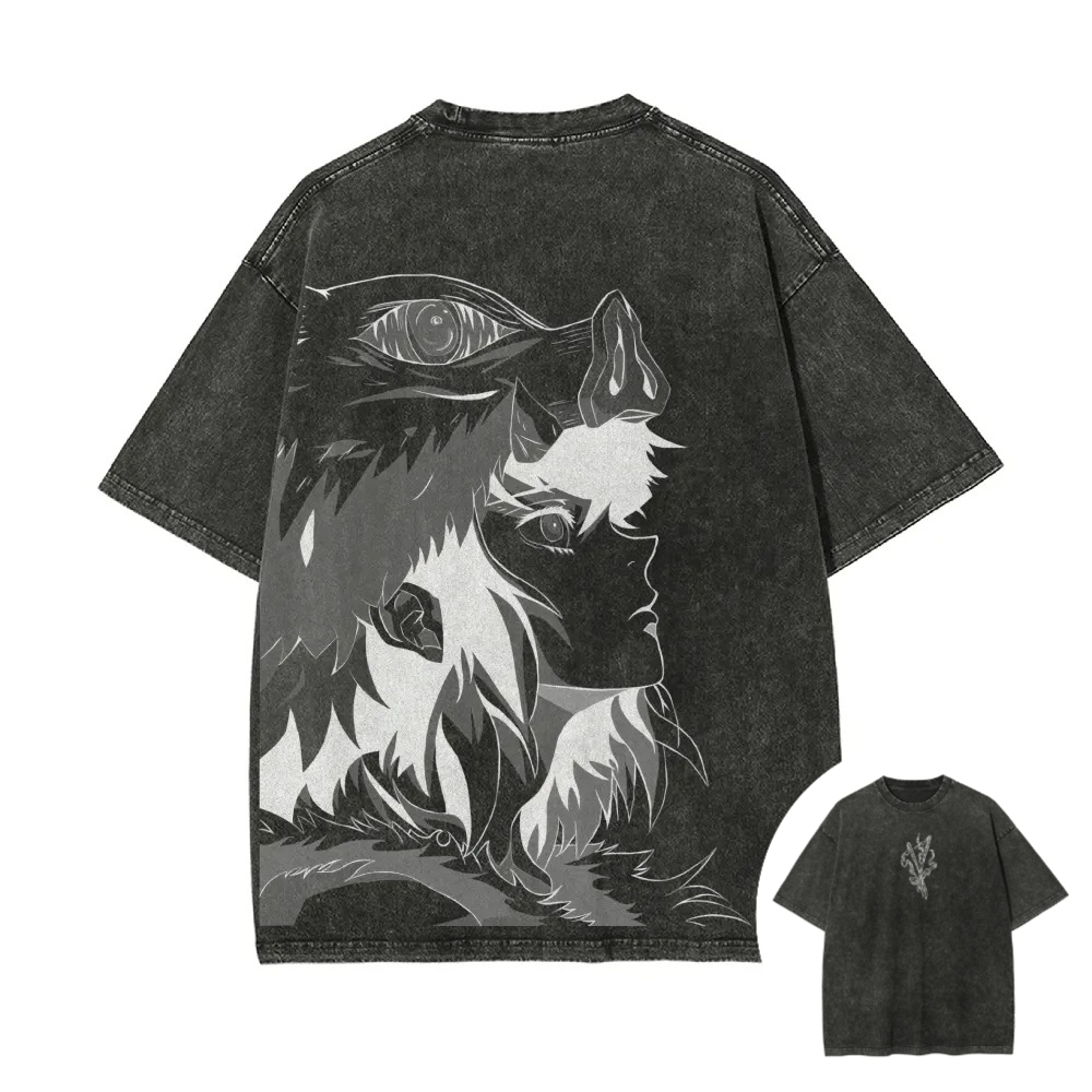 Camiseta Lavada de Demon Slaye - Summer Clothing Good Quality reseña y precio