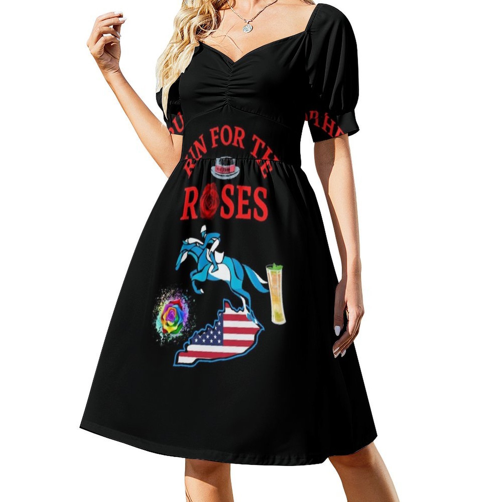 Run For The Roses-vestido de f - Summer Rose Clothing reseña y precio