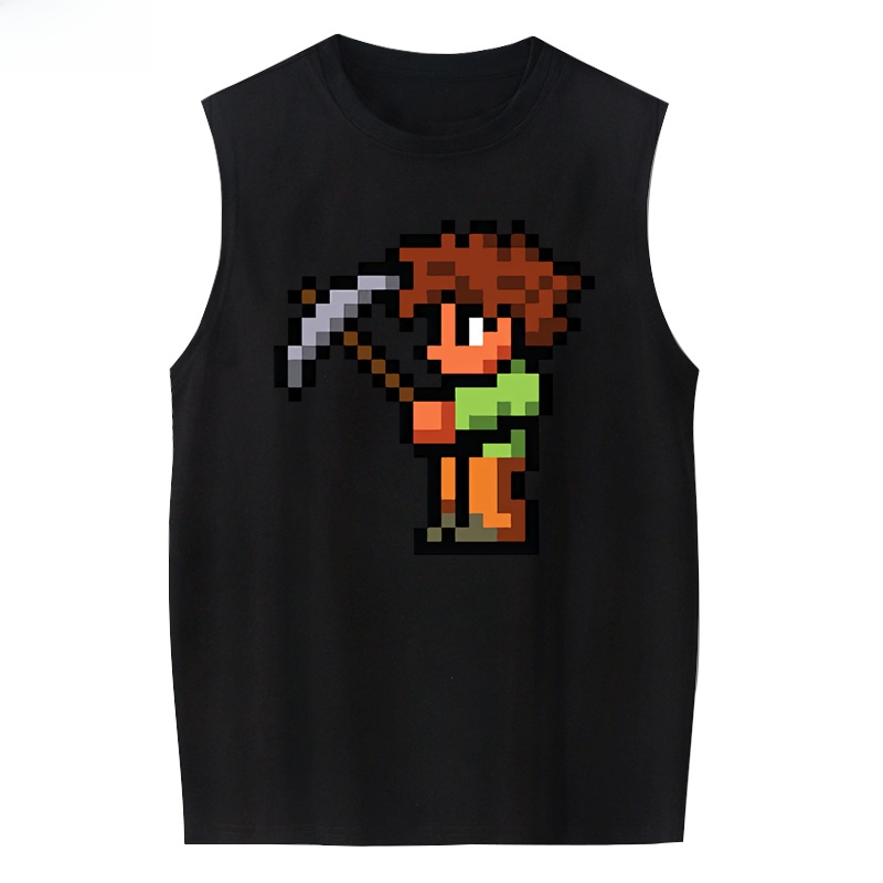 Camiseta Terraria con patrón d - Summer Clothing Staples reseña y precio