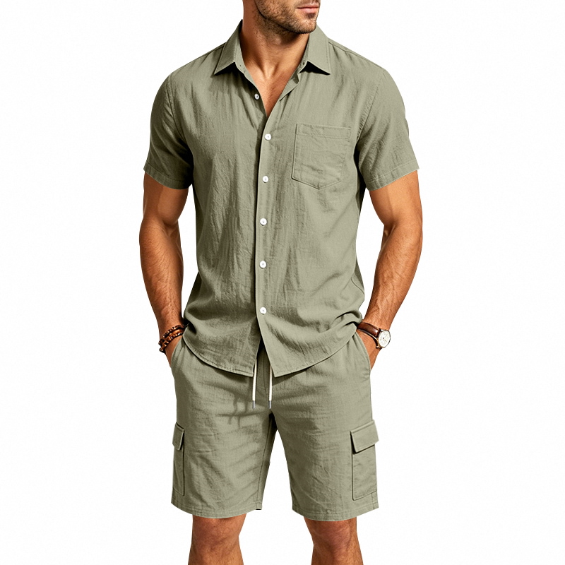 Conjunto de Dos Piezas de Lino - Summer Clothing Outfits reseña y precio