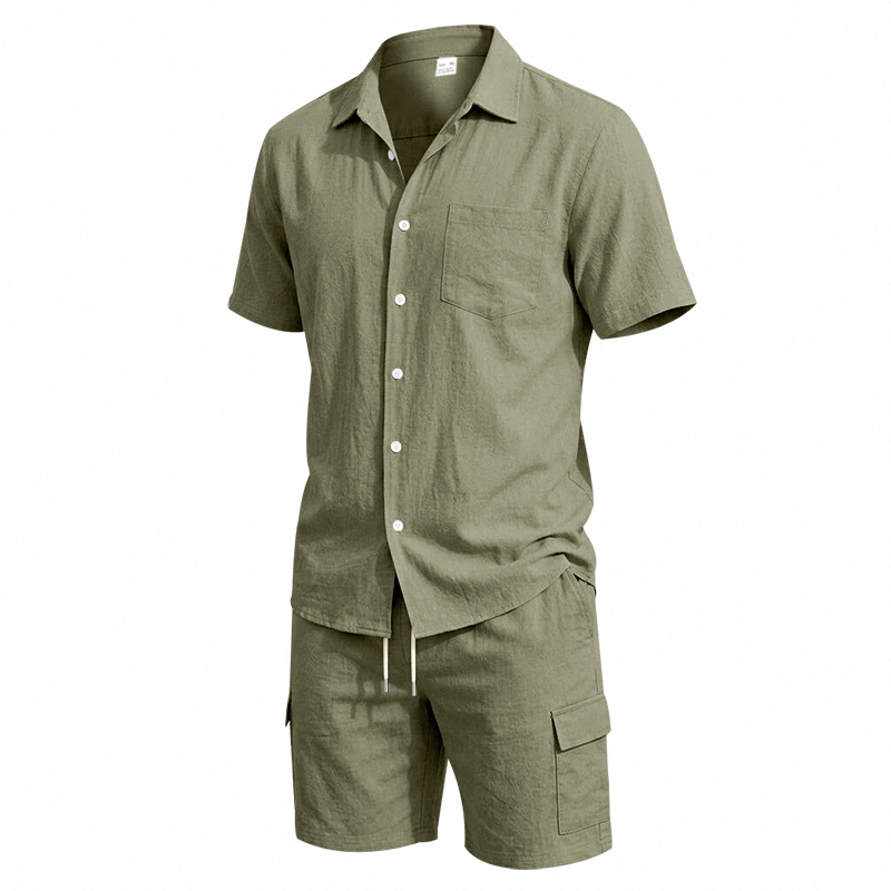 Conjunto de Dos Piezas de Lino - Summer Clothing Outfits reseña y precio