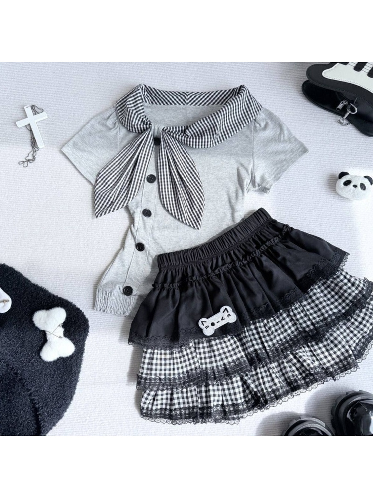 Conjunto de Falda Estilo Coleg - Summer Clothing Old Navy reseña y precio