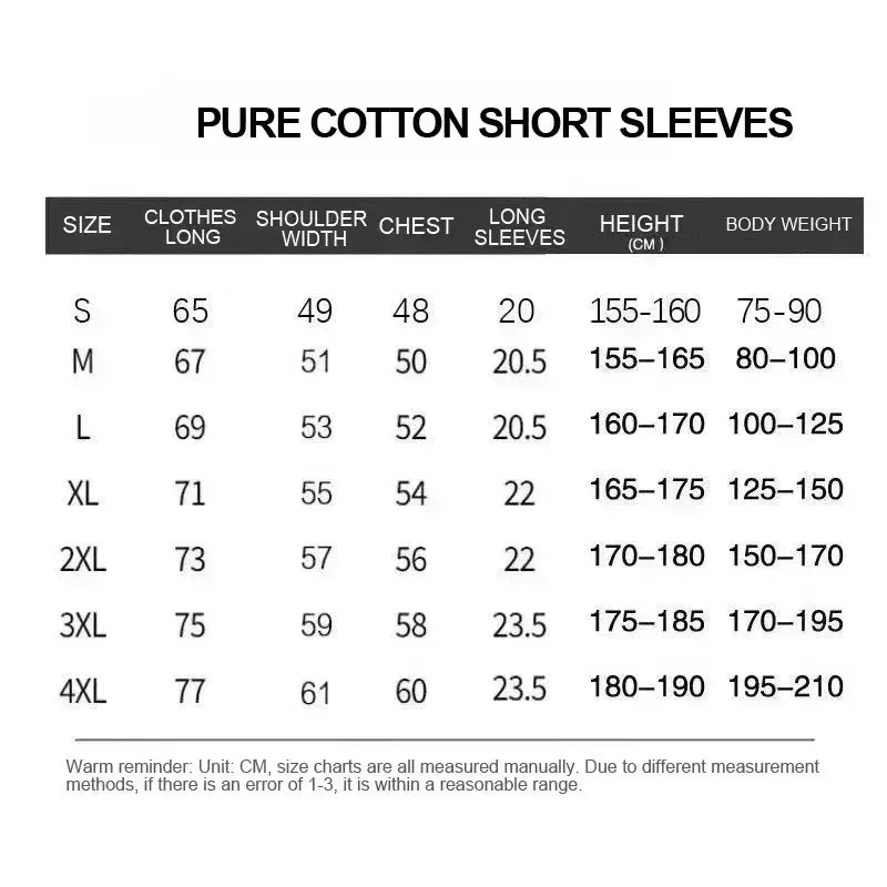 Camiseta de Algodón para Hombr - Summer Clothing Good Quality reseña y precio